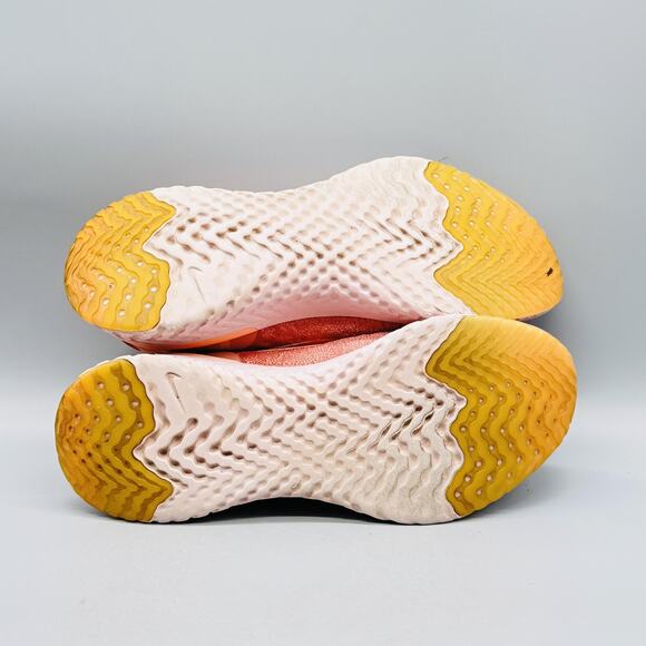 Nike Shoes Womens 9.5 Pink Epic React Flyknit Road Running Athletic Sneakers - Picture 10 of 13
